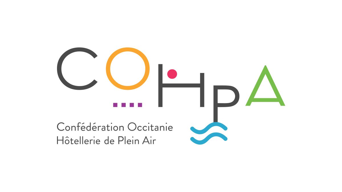 conception logo confederation occitanie hotellerie de plein air